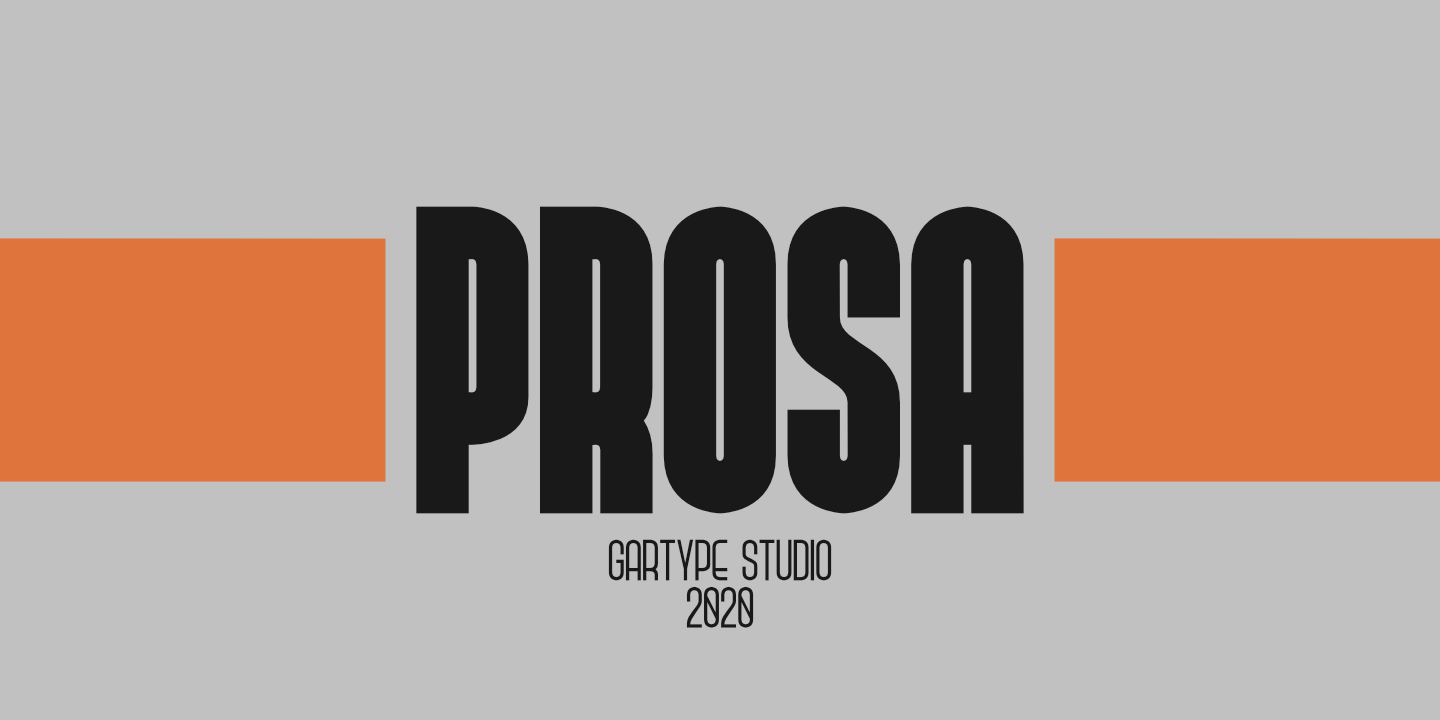 Шрифт Prosa GT